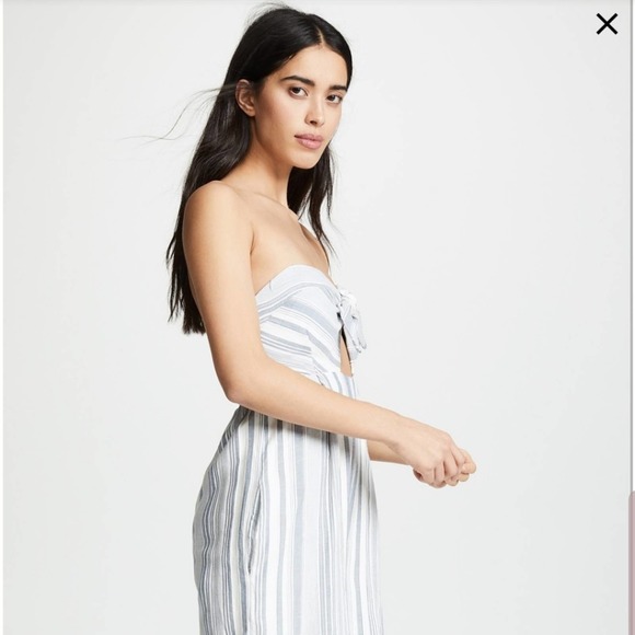 NWT Red Carter Chambray Jumpsuit (XS) - Picture 11 of 11